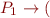 $P_{1}\rightarrow($