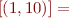 $[(1,10)] = $